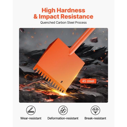 Shingle Shovel 1 Pack DGrip Handle Shingle Roof Ripper High Hardness 45