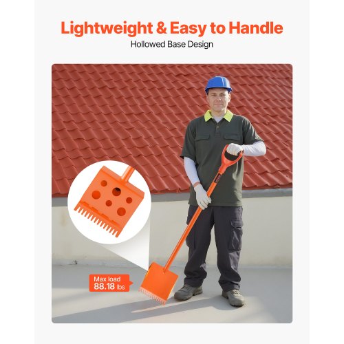 Shingle Shovel 1 Pack DGrip Handle Shingle Roof Ripper High Hardness 45