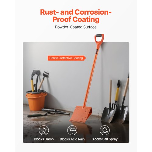 Shingle Shovel 2 Pack DGrip Handle Shingle Roof Ripper High Hardness 45