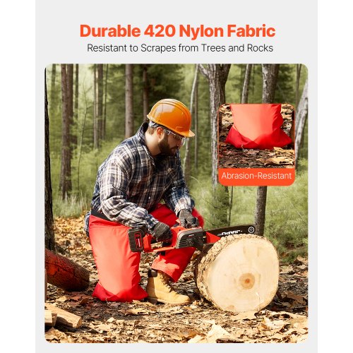 Apron Style Chainsaw Chaps Class C 8 Layers Chainsaw Pants with Adjustable