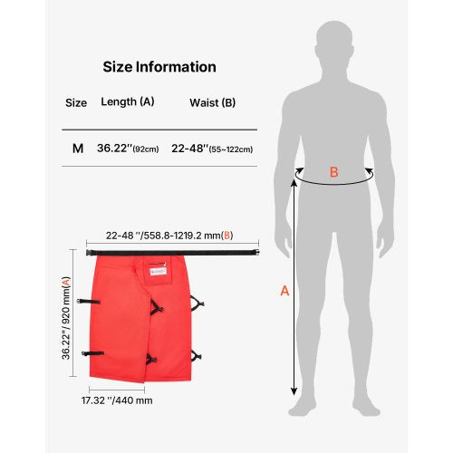 Apron Style Chainsaw Chaps Class C 8 Layers Chainsaw Pants with Adjustable