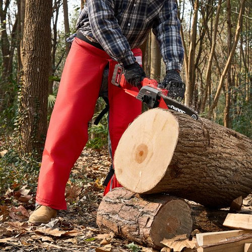 Apron Style Chainsaw Chaps Class C 8 Layers Chainsaw Pants with Adjustable