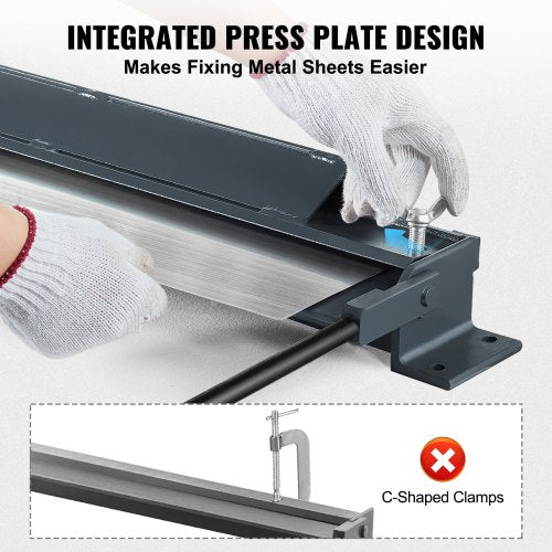 Box and Pan Brake 48Inch130 Degrees Sheet Metal Bending Brake
