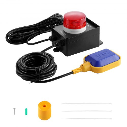 Sump Pump Alarm IndoorOutdoor High Water Septic Tank Alarm With Float