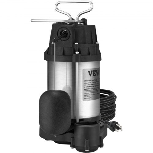 Sump Pump 12 HP 3960 GPH Submersible Stainless Steel Water Pump 112
