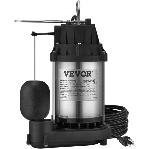 Sump Pump 12 HP 3960 GPH Submersible Stainless Steel Water Pump 112
