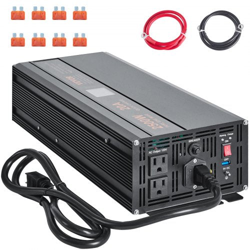 2500W Sump Pump Battery Backup System Lcd Display Auto Switches To Inverter
