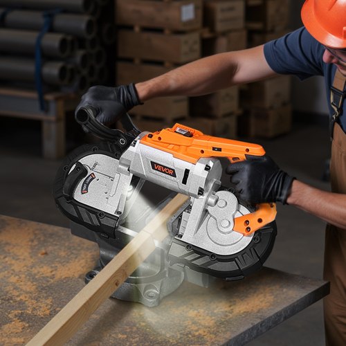 20V Portable Band Saw 5 Inches Deep Cut 360W Bandsaw with Brushless Motor
