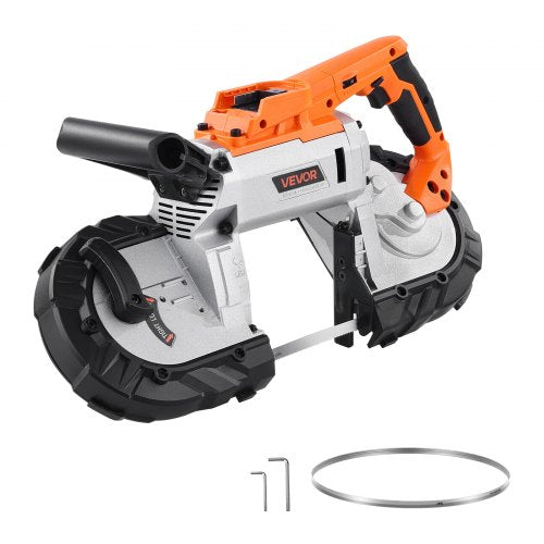 20V Portable Band Saw 5 Inches Deep Cut 360W Bandsaw with Brushless Motor