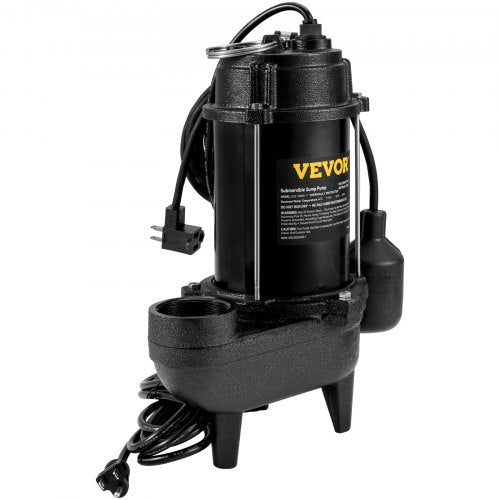 Submersible Sewage Pump 34 HP 5880 GPH 1050W Durable Cast Iron
