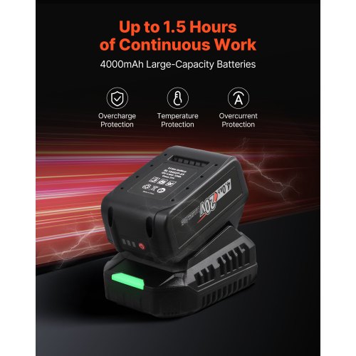 Cordless Impact Wrench 280 ftlbs 380 N·m High Torque 38 inch 20V