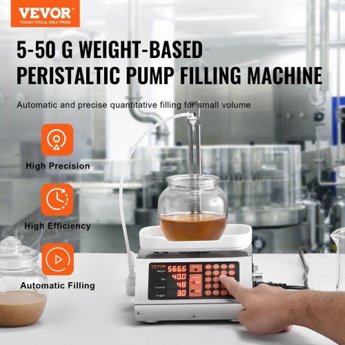 Liquid Filling Machine 550 g Weighing Capacity Automatic Bottle Filler