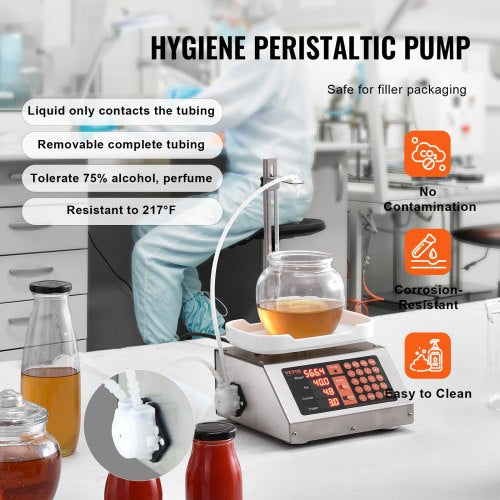 Liquid Filling Machine 550 g Weighing Capacity Automatic Bottle Filler