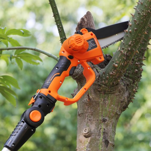 2in1 Cordless Pole Saw Mini Chainsaw 20V 4Ah Battery Pole Chainsaw 5