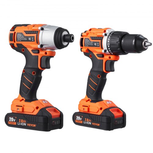 Tool Combo Kit 20V Max Cordless 2Tool Combo Kit with 12 in Drill 14 in Drill