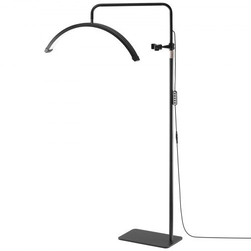 Half Moon Light for Esthetician 23 inch Dimmable LED Floor Lamp Lash Light