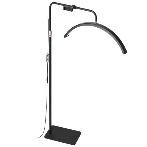 Half Moon Light for Esthetician 23 inch Dimmable LED Floor Lamp Lash Light