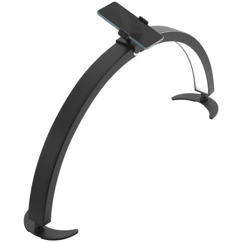 Nail Desk Light 40 W Half Moon Desk Lamp with Phone Holder Adjustable