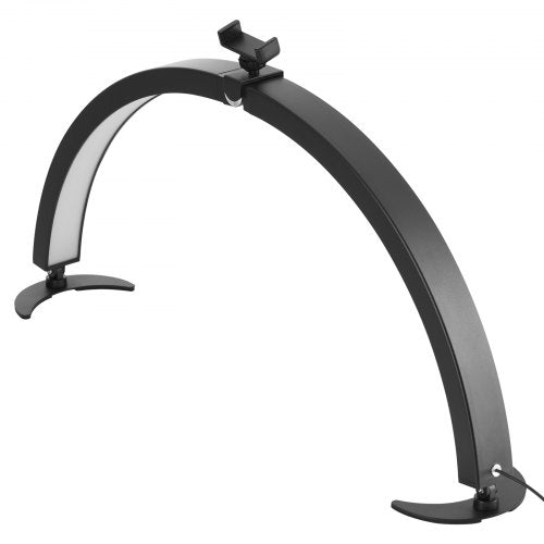 Nail Desk Light 40 W Half Moon Desk Lamp with Phone Holder Adjustable