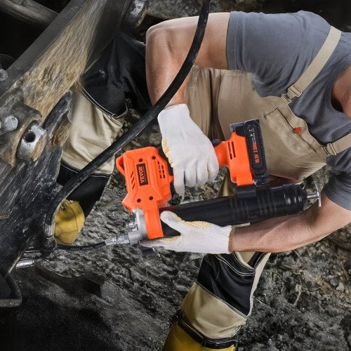 Cordless Grease Gun 8000 PSI Max Pressure Battery Operated Grease Gun with LED