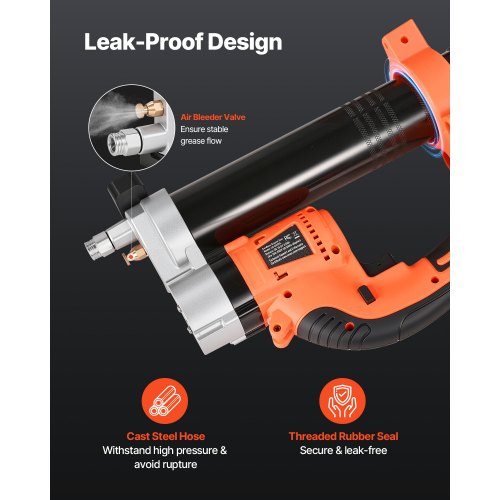 Cordless Grease Gun 8000 PSI Max Pressure Electric Grease Gun with LED