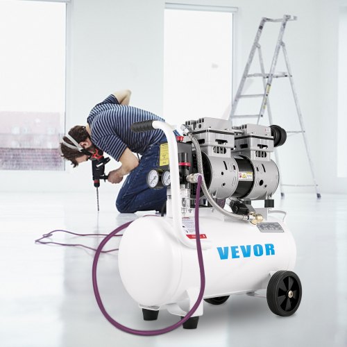Air Compressor 6.6 Gallon Portable Air Compressor 1 HP Oil Free Air