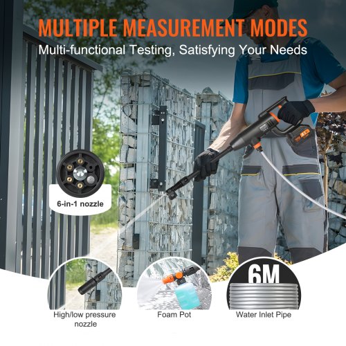 Cordless Pressure Washer 580PSI 11 GPM Portable Power Cleaner Handheld