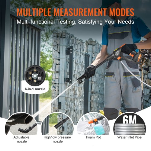 Cordless Pressure Washer 652PSI 11 GPM Portable Power Cleaner Handheld