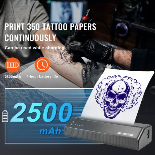 Tattoo Stencil Printer Wireless Bluetooth Tattoo Printer Transfer Stencil