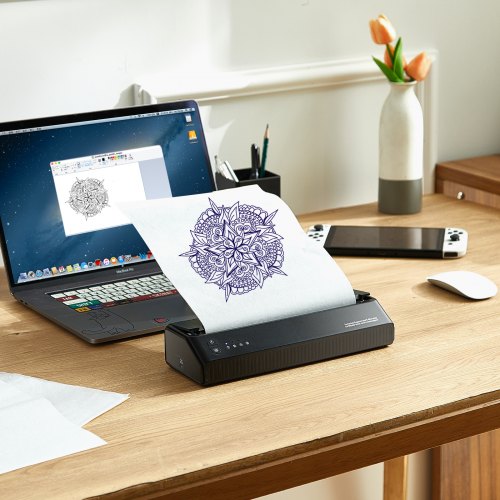 Tattoo Stencil Printer Wireless Bluetooth Tattoo Printer Transfer Stencil