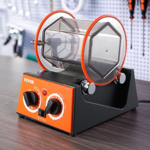 Jewelry Polisher Tumbler 66lbs3kg Capacity Mini Rotary Tumbler Machine