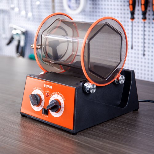 Jewelry Polisher Tumbler 11lbs5kg Capacity Mini Rotary Tumbler Machine