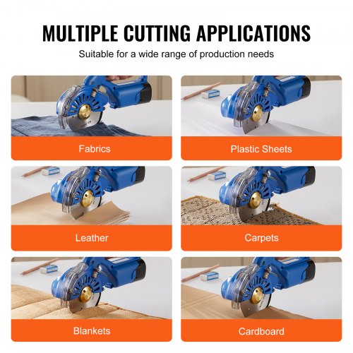 Fabric Cutter 5Speed Cordless Electric Rotary Fabric Cutting Machine 11