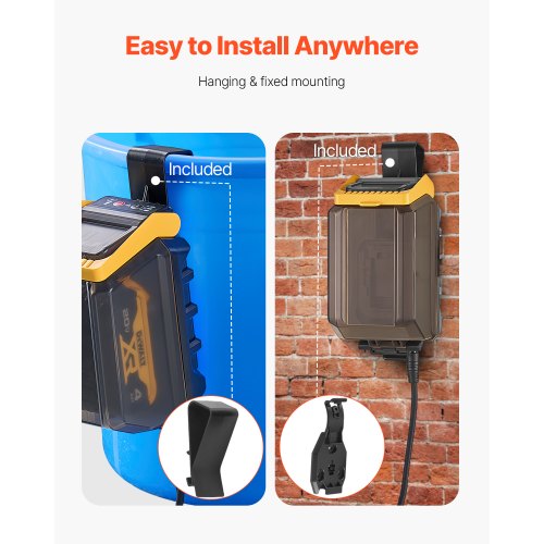 Cordless Submersible Water Transfer Pump 528GPH Portable Sump Pump with G34