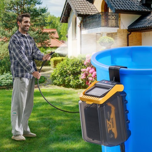 Cordless Submersible Water Transfer Pump 528GPH Portable Sump Pump with G34