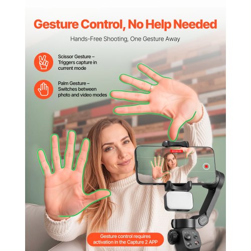 Gimbal Stabilizer for Smartphone 3Axis Stabilization Phone Gimbal for Smartphone