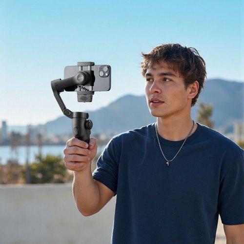 Gimbal Stabilizer for Smartphone 3Axis Stabilization AIPowered Phone