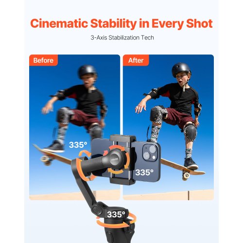 Gimbal Stabilizer for Smartphone 3Axis Stabilization Phone Gimbal for Smartphone 1