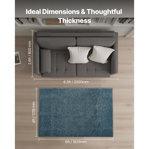 Front Door Mat 6 x 4 ft Commercial Floor Mat for Indoor and Outdoor