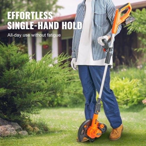Lawn Edger 20 V Battery Powered Cordless Edger 9inch Blade Edger Lawn