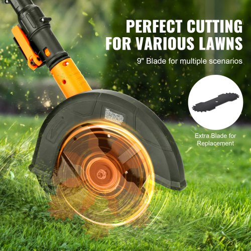 Lawn Edger 20 V Battery Powered Cordless Edger 9inch Blade Edger Lawn