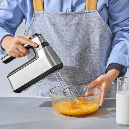 Cordless Electric Hand Mixer 100W Continuously Variable Electric Handheld