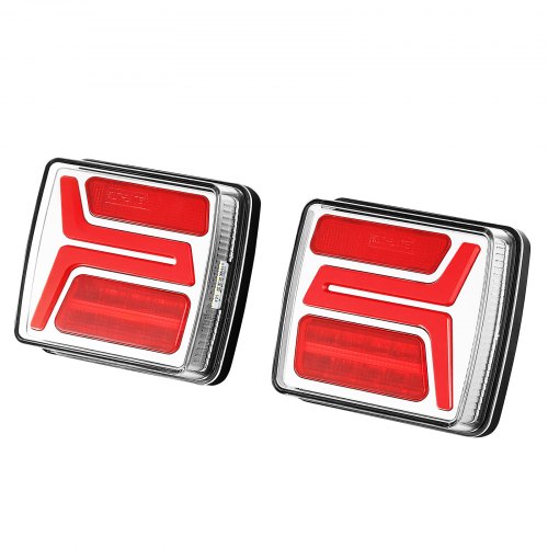 Trailer Lights 2PCS 12V Square LED Magnetic Wireless Trailer Tail Lights