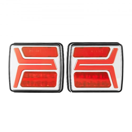 Trailer Lights 2PCS 12V Square LED Magnetic Wireless Trailer Tail Lights