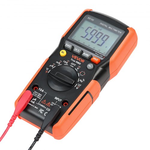Digital Multimeter 6000Count TRMS DCAC Voltmeter Current Tester