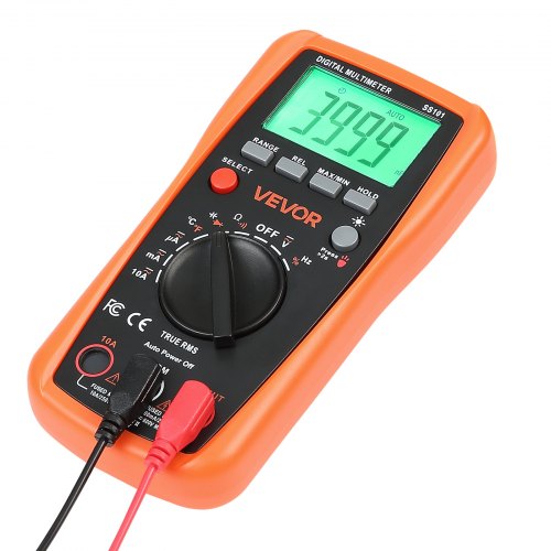 Digital Multimeter 4000Count TRMS DCAC Voltmeter Current Tester