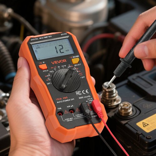 Digital Multimeter 6000Count TRMS DCAC Voltmeter Current Tester 1