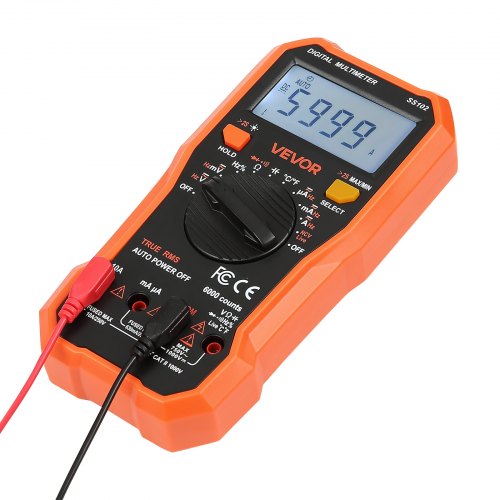 Digital Multimeter 6000Count TRMS DCAC Voltmeter Current Tester 1