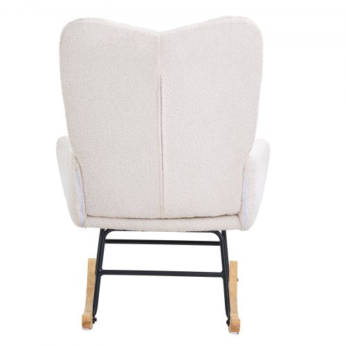 Rocking Chair Nursery Glider Rocking Chair with Soft Seat and High