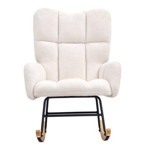 Rocking Chair Nursery Glider Rocking Chair with Soft Seat and High